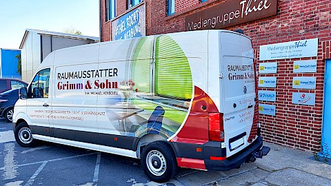 Teilfolierung Transporter